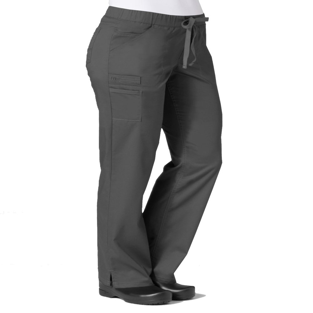 Maevn Women's PrimaFlex Inner Beauty Straight Leg Pant(Pewter, XX-Large)