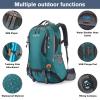 G4Free 50L Hiking Backpack Waterproof Daypack Outdoor Camping Climbing Backpack with Rain Cover for Men Women view 3