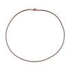 DragonWeave Antique Copper 1.8mm Fine Brown Leather Cord Necklace - 22 inches view 2