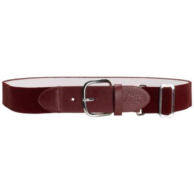 Adams Adjustable Elastic Baseball and Softball Belt, Youth, Cardinal
