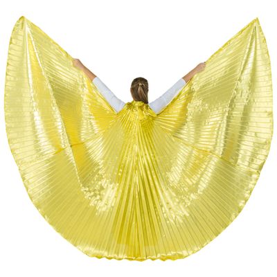 Danzcue 360 Degree Worship Isis Wings, Solid Gold, S-Adult