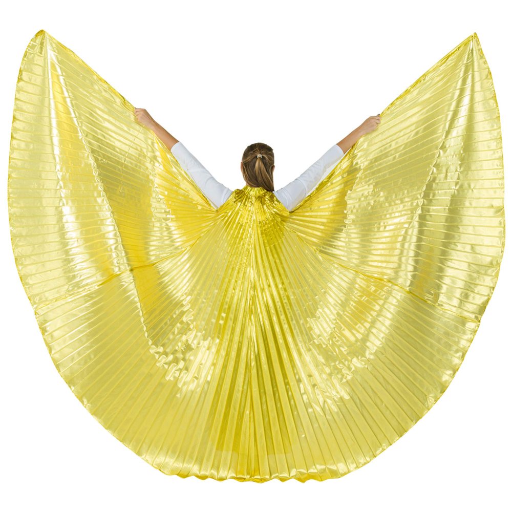 Danzcue 360 Degree Worship Isis Wings, Solid Gold, S-Adult