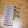 Solid Walnut Reloading Tray for 357, 38, 9mm, 40 S&W, 44 S&W - 50 Round Capacity view 3