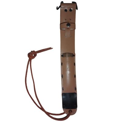 Warreplica U.S. WWII M6 Leather Scabbard for M3 Trench Knife  Tan Leather, Authentic WWII Military Design | Durable Collector Gear for Historical Reenactment, Costume, Display and Vintage Military Use