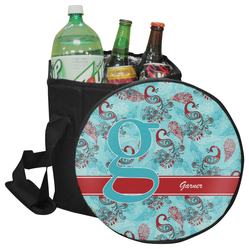 YouCustomizeIt Personalized Peacock Collapsible Cooler & Seat