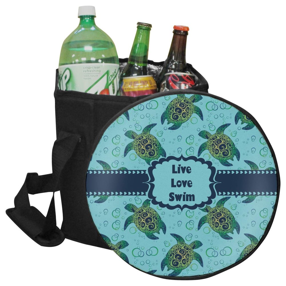 YouCustomizeIt Personalized Sea Turtles Collapsible Cooler & Seat