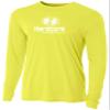 Hardcore Men's Long Sleeve Loose Fit Rash Guard Surf Shirt for Water Sports | Lightweight, Quick-Dry Swimwear Safety Yellow 3X-Large view 1
