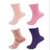 BambooMN Super Soft Knobby Microfiber Fuzzy Socks - 4 Pairs Assortment 97 view 1