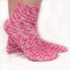 BambooMN Super Soft Knobby Microfiber Fuzzy Socks - 4 Pairs Assortment 96 view 4