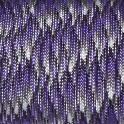 1pcs 100ft 550 Paracord Parachute Cord Lanyard Mil Spec Type III 7 Strand Core Purple Camo(Purple Camo)