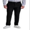 Kenneth Cole Reaction Men's Comfort Slim Fit Flat Front Dress Pant, Black, 36W x 32L view 1