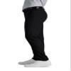 Kenneth Cole Reaction Men's Comfort Slim Fit Flat Front Dress Pant, Black, 36W x 32L view 2