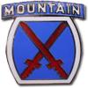 10th Mountain Division - Single Lapel Pin view 2
