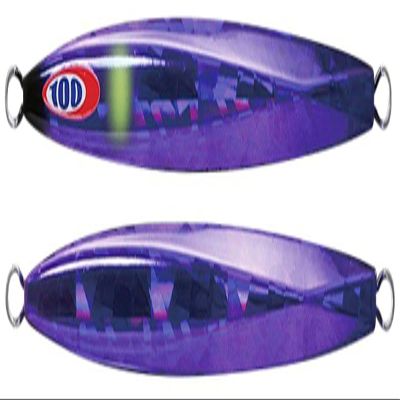 JACKALL Metal Jig Lure, Anchovy Metal, Type 1, 8.8 oz (250 g), Horseshoe Purple