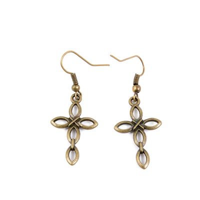 10 Pairs Jewelry Making Charms Supply Supplies Wholesale Fashion Earring Backs Findings Ear Hooks R4GC7 Rings Latin Cross