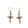 10 Pairs Jewelry Making Charms Supply Supplies Wholesale Fashion Earring Backs Findings Ear Hooks R4GC7 Rings Latin Cross view 1
