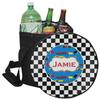 YouCustomizeIt Personalized Checkers & Racecars Collapsible Cooler & Seat view 1