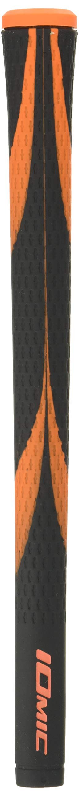 Iomic Opus Grip, Black Orange, M60, 1.8mm, Rubber, Textured, Golf Club Grip