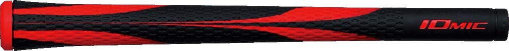IOMIC Grip, Opus Grip, Sticky Opus Black, 1.8, Wood & Iron Grip (M60 with Backline), Sticky Opus Black, 1.8, Black x Red