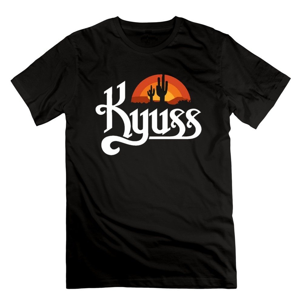 Abbas Men's Kyuss Band Logo T-shirts XXL Black