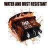 50 Caliber Racing LED Rocker Switch for Roof Lights  12V 20A Toggle Control with Backlight, Waterproof ON/Off Switch for UTV, Boat, ATV, Off-Road & Automotive Use, Orange, (5360A21) view 2