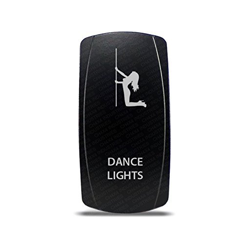 CH4x4 Rocker Switch Dance Lights Symbol - Red LED