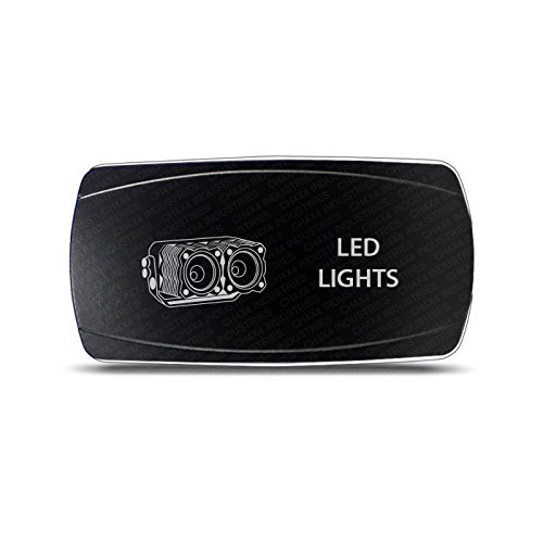 CH4x4 Rocker Switch Led Lights Symbol 4 - Horizontal - Amber LED