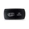 CH4x4 Rocker Switch Led Lights Symbol 4 - Horizontal - Amber LED view 1