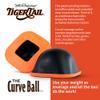 Tiger Tail Curve Ball - High Density Stationary Muscle Release for Back, Legs, Glutes, Hips, Psoas, Shoulders - Deep Tissue & Myofascial Release - Comforting Physical Therapy for Floor, Wall, or Chair view 2