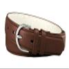 188 Women's Belts Ladies Fashion Skinny Soft Dress Casual Leather Belt 1-1/8" (30mm) wide (Brown, L) view 1
