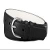 188 Women's Belts Ladies Fashion Skinny Soft Dress Casual Leather Belt 1-1/8" (30mm) wide (Black, M) view 1