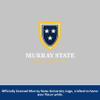 Campus Images Murray State University Diploma Frame 11 x 14  Satin Mahogany with Printed Murray State Racer Logo  Navy & Amber Mats  Official Graduation Certificate Display view 3
