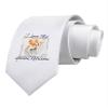 TOOLOUD I Love My Golden Retriever Printed White Neck Tie view 1