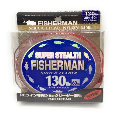 Fisherman Super Stealth Monofilament Shock Leader Line for Ocean Saltwater Fishing Line