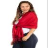 Sakkas Two Tone Vintage Jacquard Paisley Pashmina Shawl Wrap Scarf Stole - Dark Cherry view 3