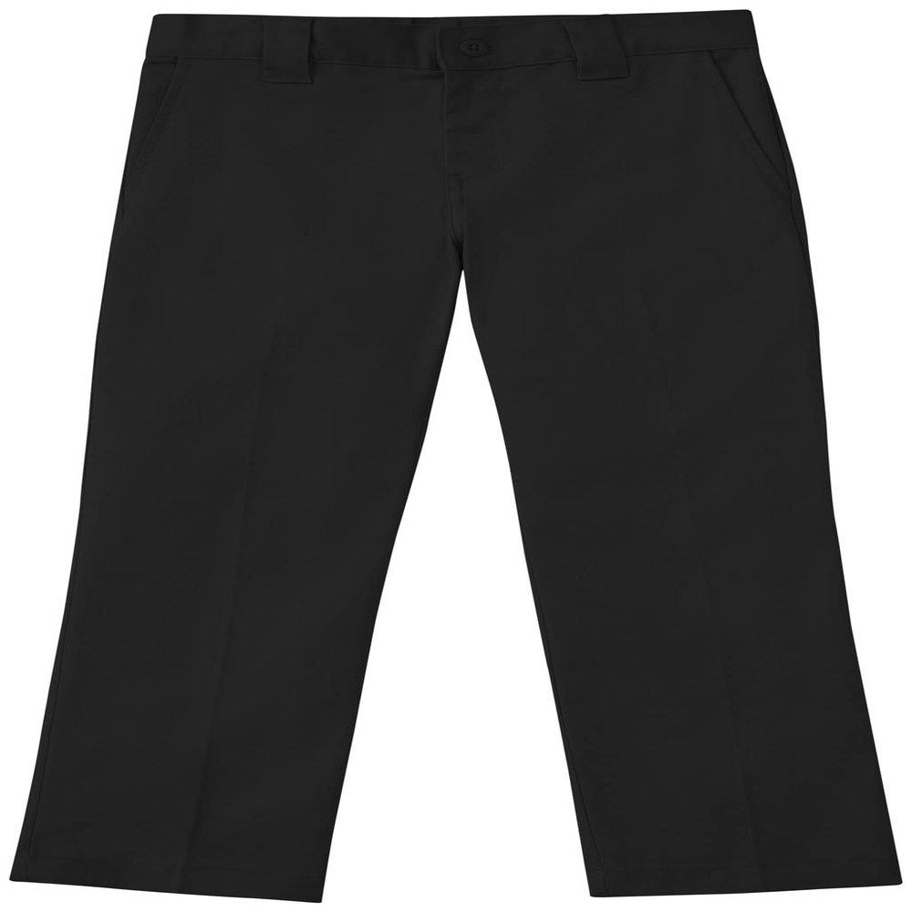 Classroom Uniforms Boys Pants Stretchable Narrow Leg Bottoms with 4 Pockets and Zip Fly Front - 50482, 14, Black