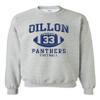 Dillon 33 Football Retro Sports DT Novelty Crewneck Sweatshirt (XX Large, Sports Gray) view 1