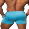 Men's Fitted Shorts Bodybuilding Workout Gym Running Tight Lifting Shorts Pants, X-Large, Aqua blue view 4