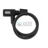 AXA Unisex's Newton 60/12 Bike Cable Lock, Matt Black, 600 mm x 12 mm view 1