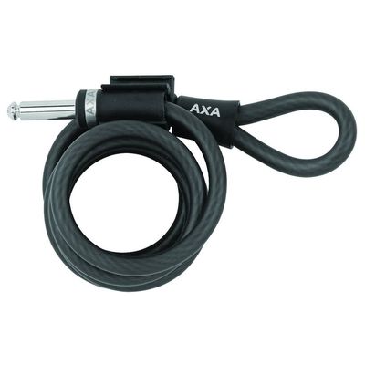 AXA 5011530 1X Chain Lock Single Plug-in Cable Newton Plug-in Cable Black 18010, 180cm10mm, Can only be Used Products