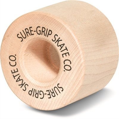 Sure-Grip Factory OEM Wood Wheels - slick for indoor rink skating. 50mm diameter ideal for spins and slides. sold in a set of 8.