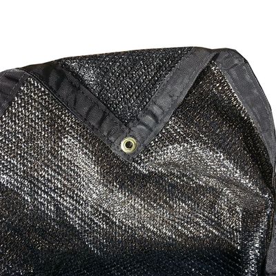 FJYW - 12' x 12' - 50% Shade Cloth, Shade Fabric, Sun Shade, Shade sail, Black Color