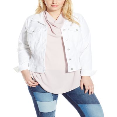Jessica Simpson Women's Pixie Classic Feminine Fit Crop Jean Jacket