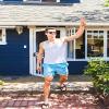 Cabana Bro Men's Swim Short - The Bromingos Flamingo Pattern Swim Trunk, Small view 4