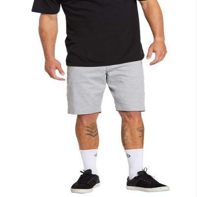 Volcom Men's Modern Fit 21" Chino Short, Grey, 30