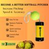 The Original Xelerator Fastpitch Softball Pitching Trainer - 12 Inch Foam Ball, Improve Speed & Accuracy, Reduce Training Time, No Catcher Needed - Made in USA view 3