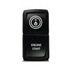CH4x4 Rocker Switch V2 Engine Start Symbol - White LED view 1