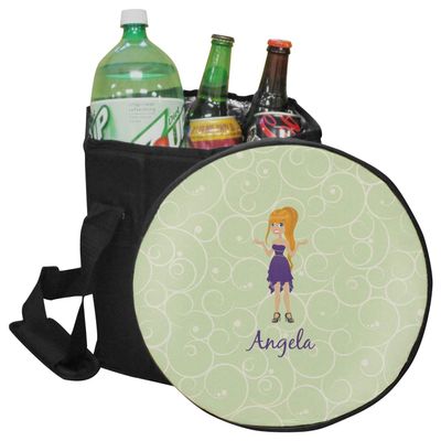 YouCustomizeIt Personalized Custom Character (Woman) Collapsible Cooler & Seat