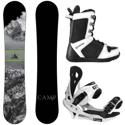 Package-Camp Seven Valdez CRC Snowboard-159 cm-Camp Seven Summit Bindings-System APX Snowboard Boots 11