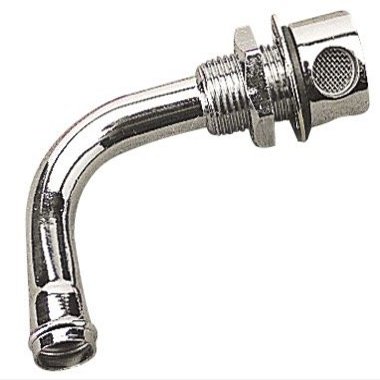 352030 Sea-Dog Line Gas Tank Vent 90 Machined Brass Chrome Plated SURPLUS 132-1288
